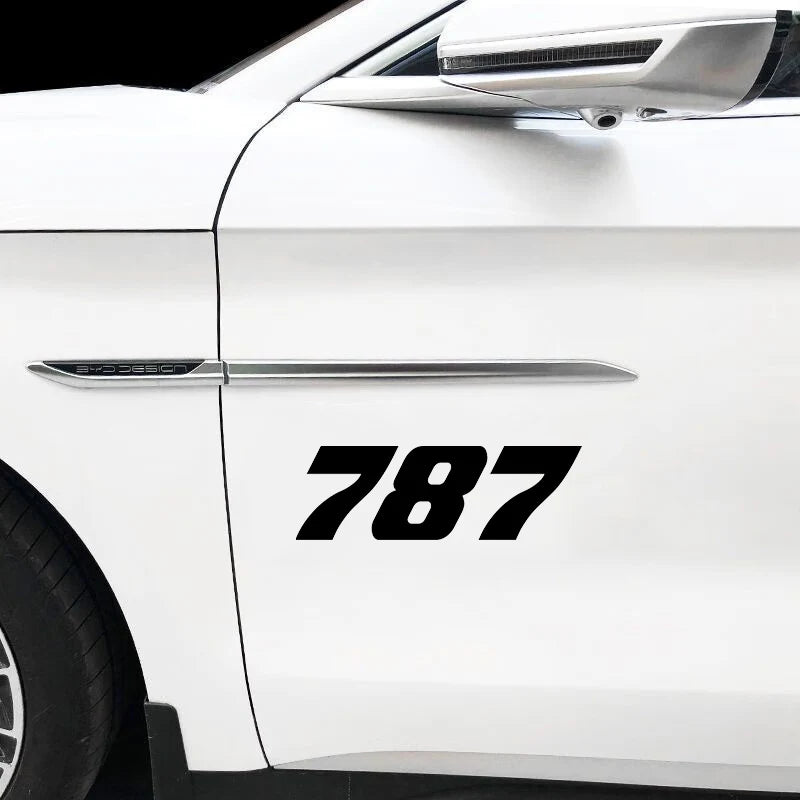 Boeing 787 Car Sticker - view 4