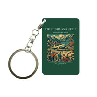 Thumbnail for VINTAGE G4097 - The Highland Strip - Designed Key Chain design on darkgreen