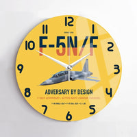 Thumbnail for F-5N F Adversary design on yellow no frame wall clock