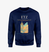 Thumbnail for Metz–Nancy–Lorraine Airport (ETZ) design on navy blue sweatshirt