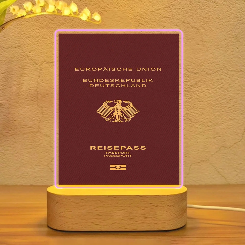 Germany Passport Lamp - view 4