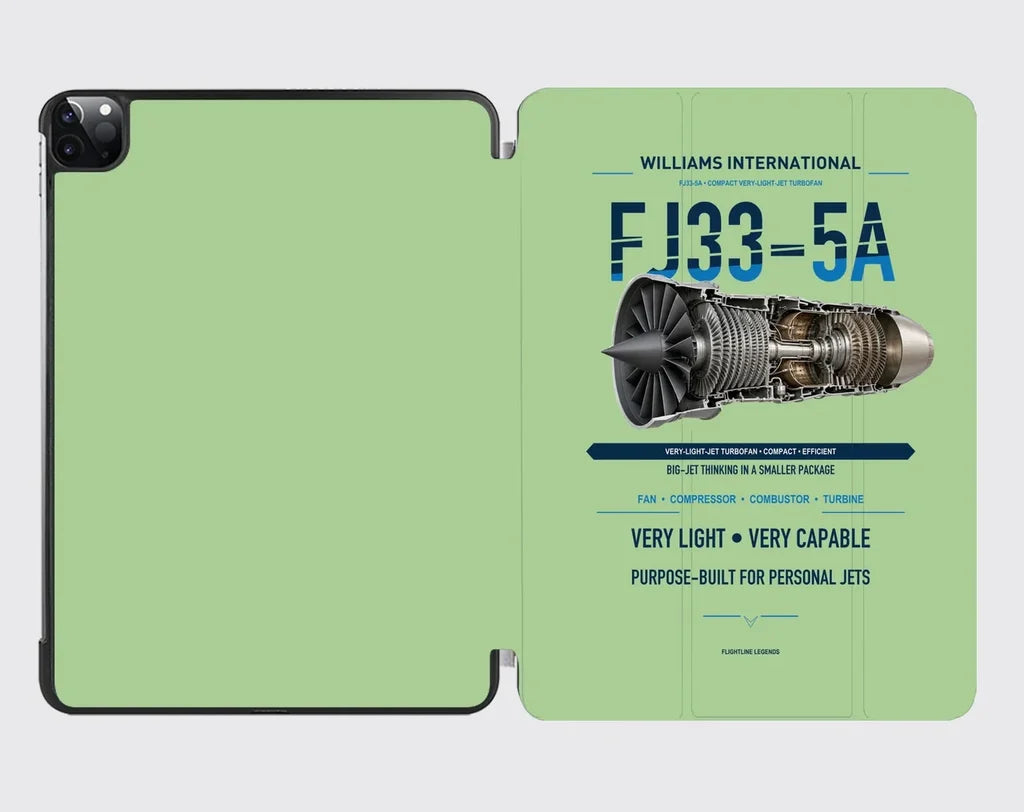 FJ33-5A design on light green ipad tablet case