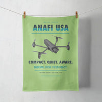 Thumbnail for Parrot ANAFI USA design on light green towel