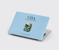 Thumbnail for Chattanooga Airport (CHA) design on light blue MacBook case