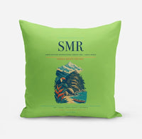 Thumbnail for Simón Bolívar International Airport (SMR) design on light green pillow