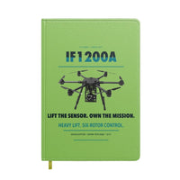Thumbnail for Inspired Flight IF1200A design on light green notebook