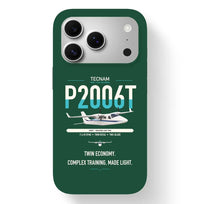 Thumbnail for Tecnam P2006T design on dark green magsafe iphone case, for iPhone 17 Pro