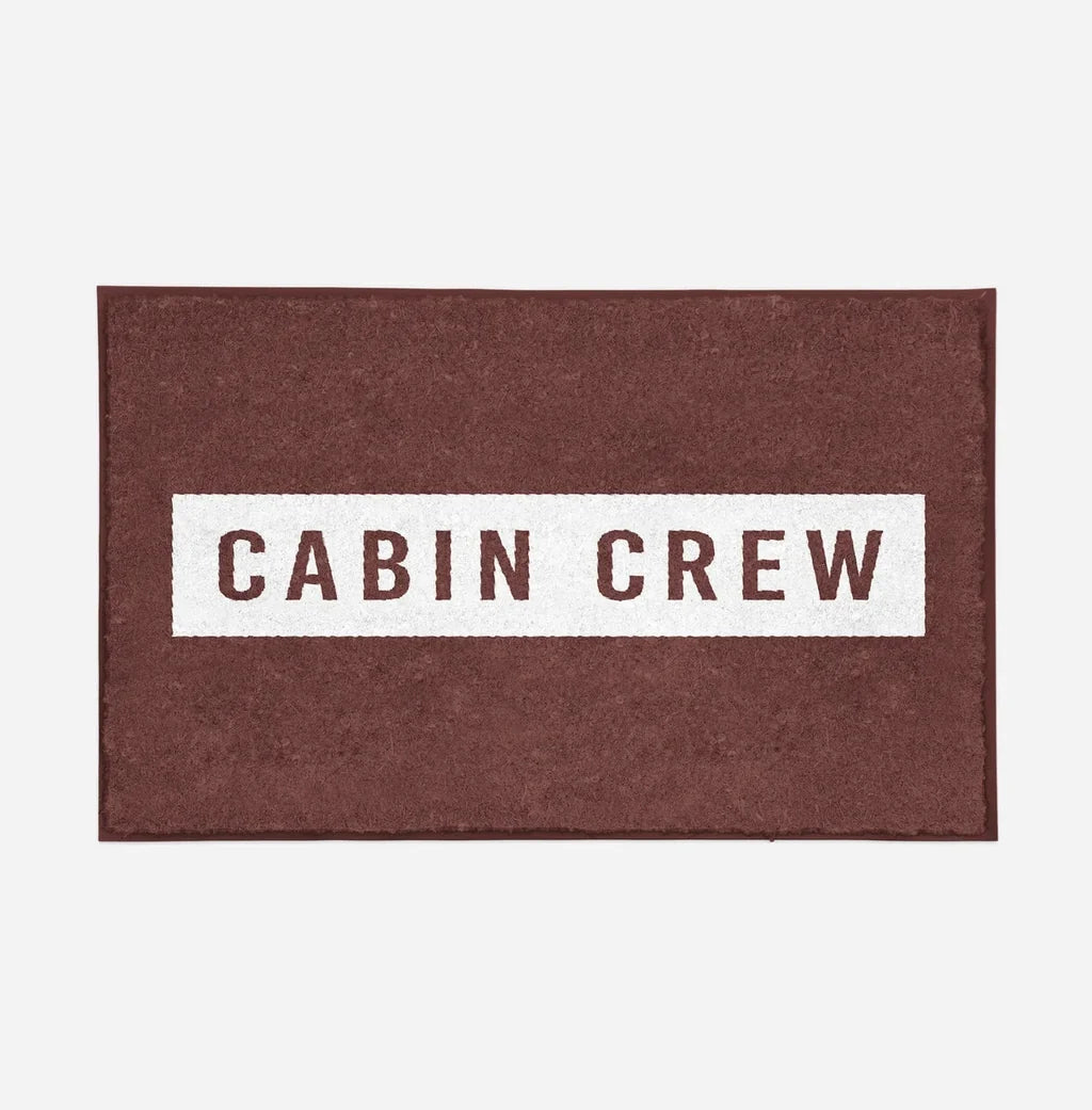 Cabin Crew Text Door Mat - view 4