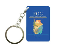 Thumbnail for Foggia 'Gino Lisa' Airport (FOG) design on blue key chain