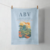 Thumbnail for Nnamdi Azikiwe International Airport (ABV) design on light blue towel