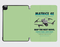 Thumbnail for DJI Matrice 4E design on light green ipad tablet case