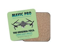 Thumbnail for DJI Mavic Pro design on light green 1 piece coaster