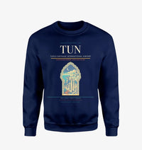 Thumbnail for Tunis-Carthage International Airport (TUN) design on navy blue sweatshirt