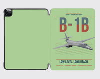 Thumbnail for B-1B Lancer design on light green ipad tablet case