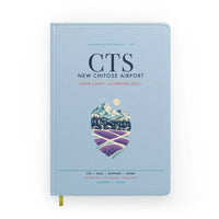 Thumbnail for New Chitose Airport Sapporo (CTS) design on light blue notebook