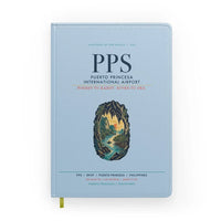Thumbnail for Puerto Princesa International Airport (PPS) design on light blue notebook