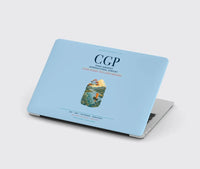 Thumbnail for Shah Amanat International Airport Chattogram (CGP) design on light blue MacBook case