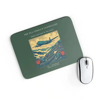 Thumbnail for VINTAGE G4342 - The Tea Terrace Overflight - Designed Mouse Pads design on darkgreen rectangle