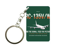 Thumbnail for RC-135V W Rivet Joint design on dark green designed key chain, double-side print