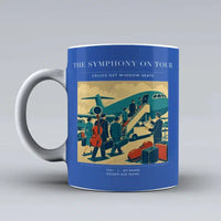 Thumbnail for VINTAGE G4421 - The Symphony On Tour - Ceramic Mug design on blue