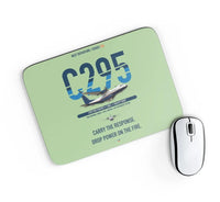 Thumbnail for Airbus C295 Firefighter design on light green rectangle mouse pad