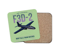 Thumbnail for F3D-2 Skyknight design on light green 1 piece coaster
