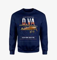 Thumbnail for Albatros D.Va design on navy blue sweatshirt