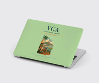 Thumbnail for Vijayawada Airport (VGA) design on light green MacBook case