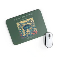 Thumbnail for VINTAGE G4505 - The Sandbag Hangar - Designed Mouse Pads design on darkgreen rectangle