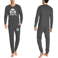Thumbnail for Skeleton Pilot men pajamas - Gray