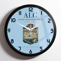 Thumbnail for Houari Boumediene Airport ALG Wall-Clock Framed - Light Blue
