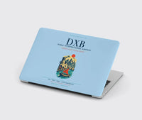 Thumbnail for Dubai International Airport (DXB) design on light blue MacBook case
