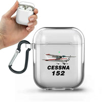 Thumbnail for The Cessna 152 AirPods transparent case - With Buckle
