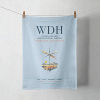 Thumbnail for Hosea Kutako International Airport (WDH) design on light blue towel