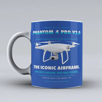 Thumbnail for Phantom 4 Pro V2.0 Mug design on blue dji
