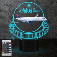 Thumbnail for Customisable Airbus A321 3D Lamp - view 4