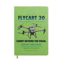 Thumbnail for DJI FlyCart 30 design on light green notebook
