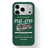 Thumbnail for PT6E-67XP Case design on dark green iphone case