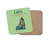 Thumbnail for Ahmed Ben Bella Airport (ORN) design on light green 1 piece coaster