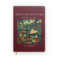 Thumbnail for VINTAGE G4055 - The Flying Boat Era - Designed Notebooks design on darkred
