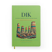 Thumbnail for Dickinson Theodore Roosevelt Regional Airport (DIK) design on light green notebook