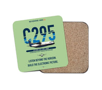 Thumbnail for Airbus C295 SIGINT design on light green 1 piece coaster