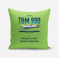 Thumbnail for Daher TBM 900 design on light green pillow
