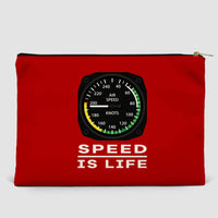 Thumbnail for Speed Is Life Zipper Pouch - view 4
