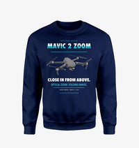 Thumbnail for DJI Mavic 2 Zoom design on navy blue sweatshirt