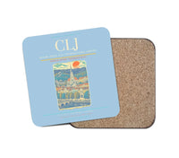Thumbnail for Avram Iancu Cluj International Airport CLJ Coaster 1-Piece - Light Blue