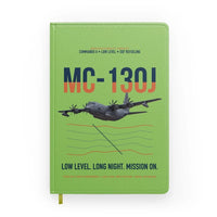 Thumbnail for MC-130J COMMANDO II design on light green notebook