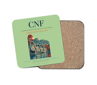 Thumbnail for Tancredo Neves International Airport (CNF) design on light green 1 piece coaster