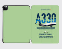 Thumbnail for Airbus A330-200P2F design on light green ipad tablet case