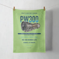 Thumbnail for PW300 design on light green towel